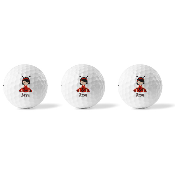 Ladybugs & Stripes Golf Balls - Titleist - Set of 3 - APPROVAL