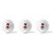 Ladybugs & Stripes Golf Balls - Titleist - Set of 3 - APPROVAL