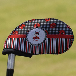 Ladybugs & Stripes Golf Club Iron Cover (Personalized)