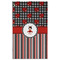 Ladybugs & Stripes Golf Towel - Front (Large)