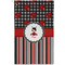 Ladybugs & Stripes Golf Towel (Personalized) - APPROVAL (Small Full Print)