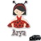 Ladybugs & Stripes Graphic Car Decal