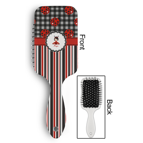 Ladybugs & Stripes Hair Brush - Approval
