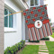 Ladybugs & Stripes House Flags - Double Sided - LIFESTYLE