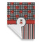 Ladybugs & Stripes House Flags - Single Sided - FRONT FOLDED