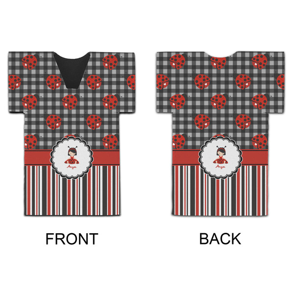 Ladybugs & Stripes Jersey Bottle Cooler - APPROVAL