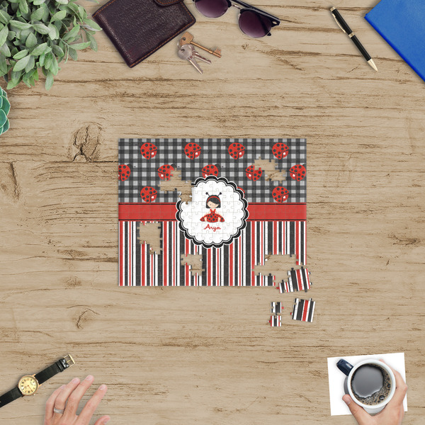 Ladybugs & Stripes Jigsaw Puzzle 252 Piece - In Context