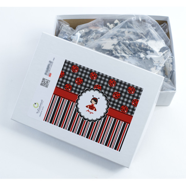 Ladybugs & Stripes Jigsaw Puzzle 500 Piece - Box