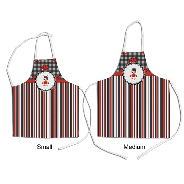 Ladybugs & Stripes Kid's Aprons - Comparison