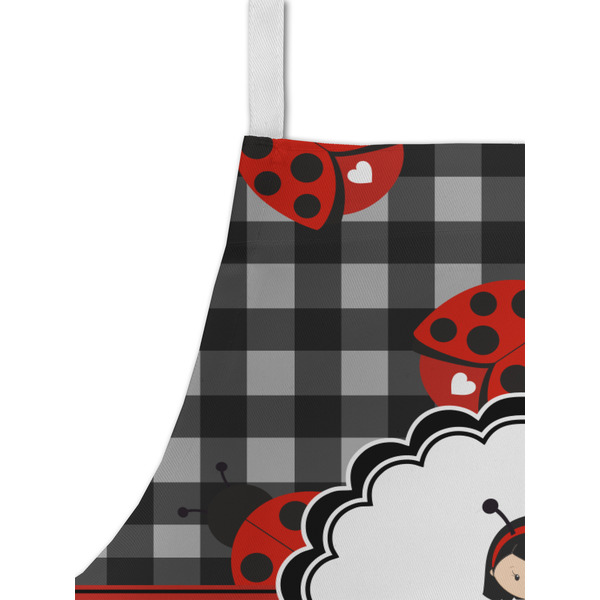 Ladybugs & Stripes Kid's Aprons - Detail