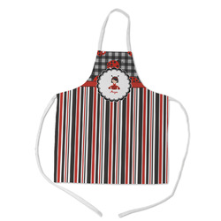 Ladybugs & Stripes Kid's Apron w/ Name or Text