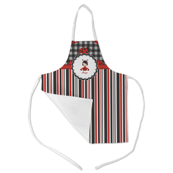 Ladybugs & Stripes Kid's Aprons - Medium - Main (med/lrg)