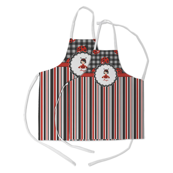 Ladybugs & Stripes Kid's Aprons - Parent - Main