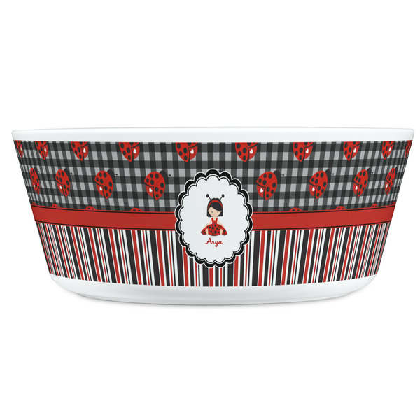 Ladybugs & Stripes Kids Bowls - FRONT