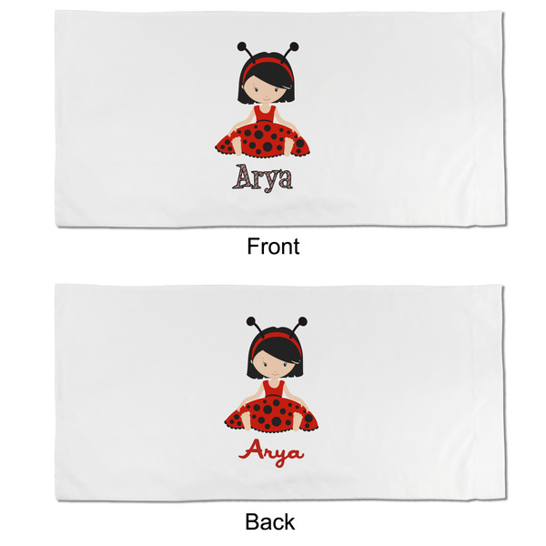 Ladybugs & Stripes King Pillow Case - APPROVAL (partial print)