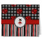 Ladybugs & Stripes Kitchen Towel - Poly Cotton - Folded Half