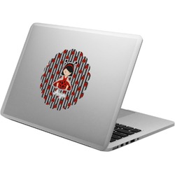 Ladybugs & Stripes Laptop Decal (Personalized)