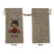 Ladybugs & Stripes Large Burlap Gift Bags - Front Approval