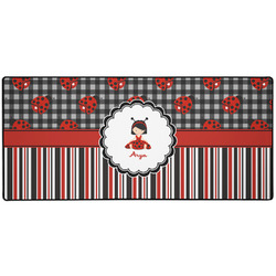 Ladybugs & Stripes Gaming Mouse Pad (Personalized)