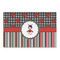Ladybugs & Stripes Large Rectangle Car Magnets- Front/Main/Approval