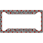 Ladybugs & Stripes License Plate Frame - Style A (Personalized)