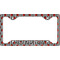 Ladybugs & Stripes License Plate Frame - Style C