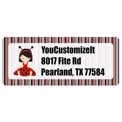 Ladybugs & Stripes Return Address Labels (Personalized)