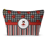 Ladybugs & Stripes Makeup Bag (Personalized)