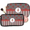 Ladybugs & Stripes Makeup / Cosmetic Bag (Select Size)
