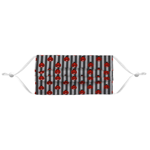 Ladybugs & Stripes Mask - Pleated (new) APPROVAL