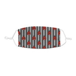 Ladybugs & Stripes Kid's Cloth Face Mask - XSmall