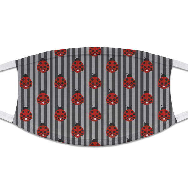 Custom Ladybugs & Stripes Cloth Face Mask (T-Shirt Fabric)