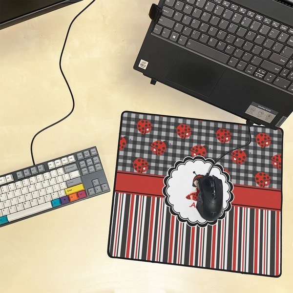 Ladybugs & Stripes Medium Gaming Mats - LIFESTYLE