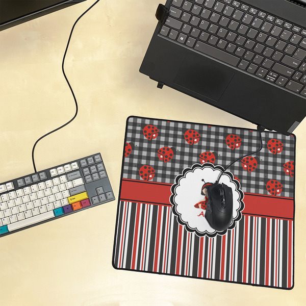 Ladybugs & Stripes Medium Gaming Mats - LIFESTYLE