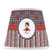 Ladybugs & Stripes Poly Film Empire Lampshade - Front View