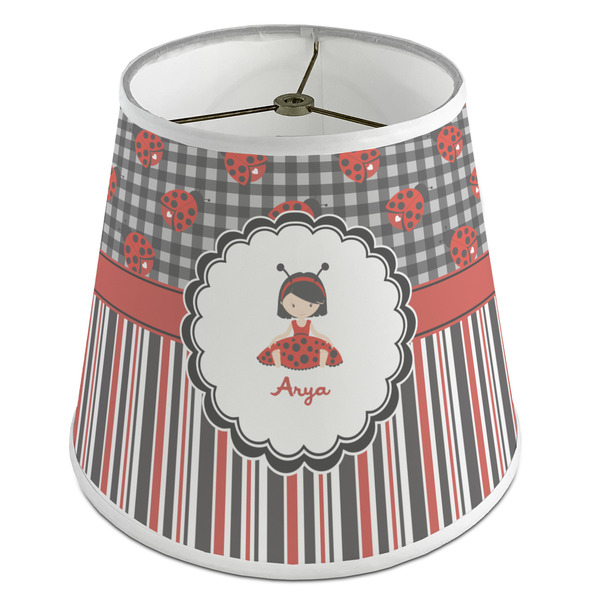 Custom Ladybugs & Stripes Empire Lamp Shade (Personalized)