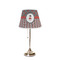 Ladybugs & Stripes Poly Film Empire Lampshade - On Stand