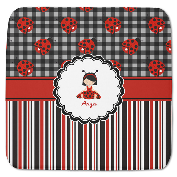 Ladybugs & Stripes Memory Foam Bath Mat 48 X 48