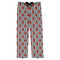 Ladybugs & Stripes Mens Pajama Pants - Flat