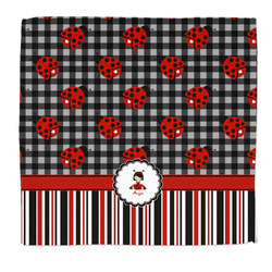 Ladybugs & Stripes Microfiber Dish Rag (Personalized)