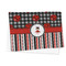 Ladybugs & Stripes Microfiber Dish Towel - FOLDED HALF