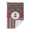 Ladybugs & Stripes Microfiber Golf Towels Small - FRONT FOLDED