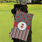 Ladybugs & Stripes Microfiber Golf Towels - Small - LIFESTYLE