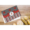 Ladybugs & Stripes Microfiber Kitchen Towel - LIFESTYLE