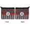 Ladybugs & Stripes Neoprene Coin Purse - Front & Back (APPROVAL)