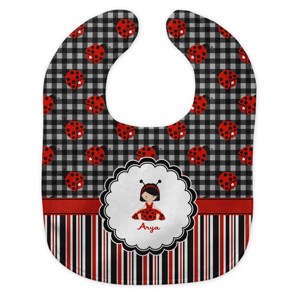 Ladybugs & Stripes New Bib Flat Approval