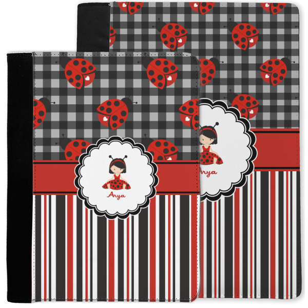 Ladybugs & Stripes Notebook Padfolio - MAIN