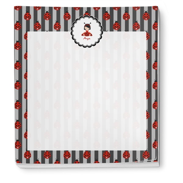 Ladybugs & Stripes Notepad - Apvl