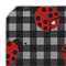 Ladybugs & Stripes Octagon Placemat - Single front (DETAIL)