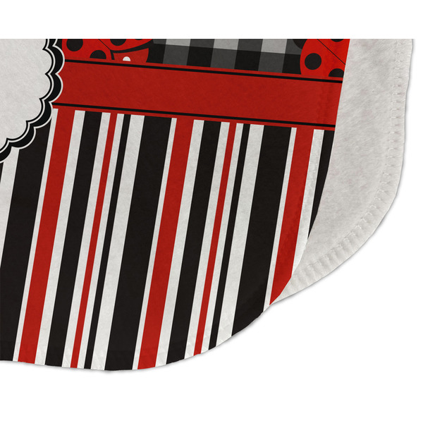 Ladybugs & Stripes Old Burp Detail